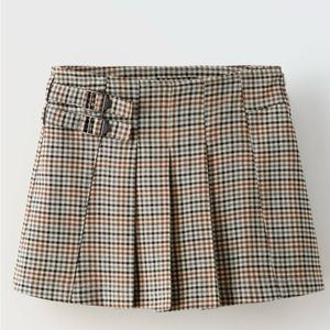 Plaid skort